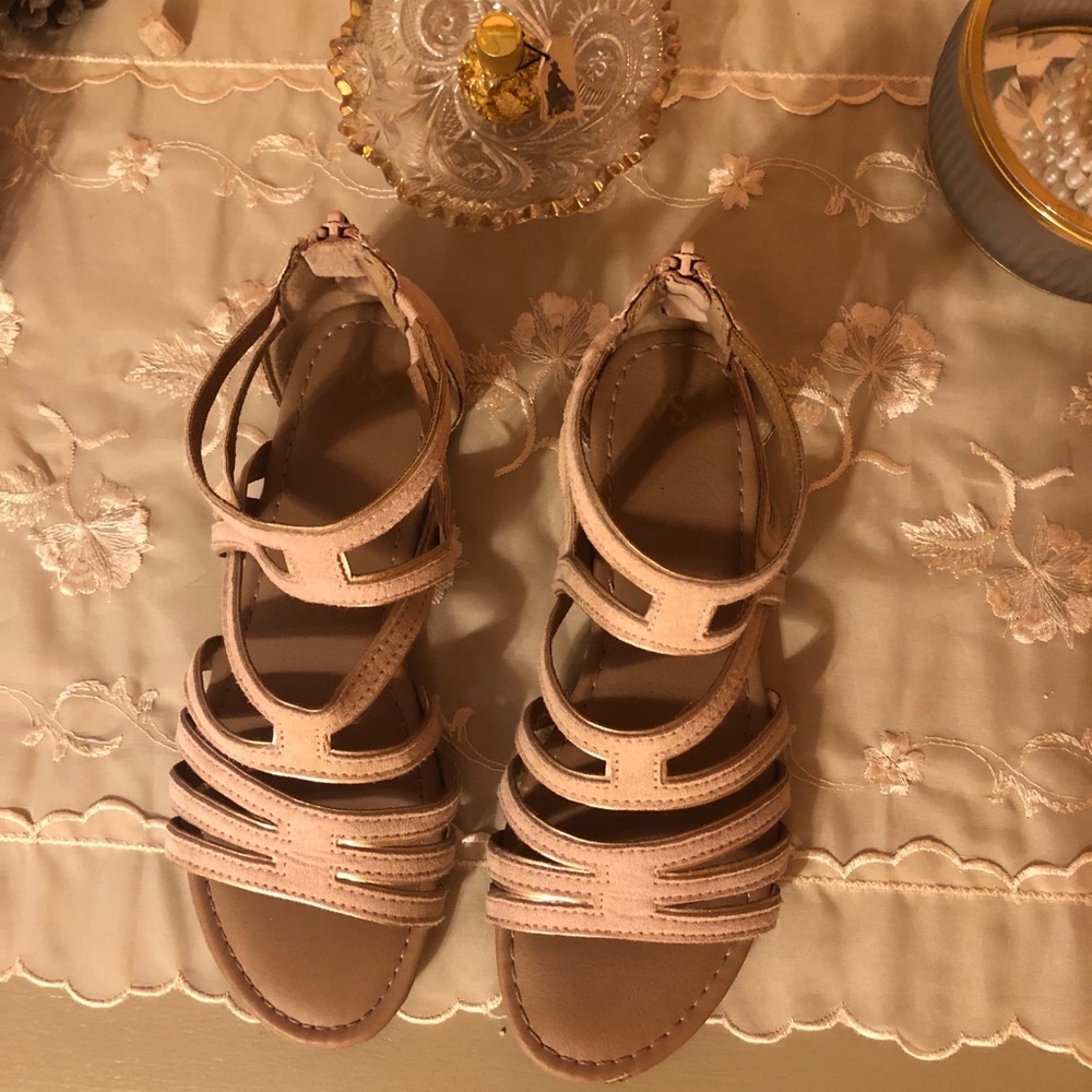 Blush Rose Pink Sandals